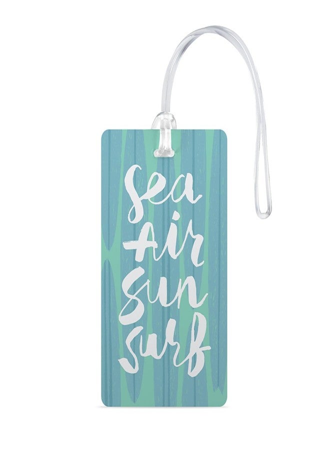 100yellow® Sea Air Sun Luggage Tags, Bag Tag Travel Id Labels Tag for Baggage Suitcases Bags with Silicon- Ideal for Travel - Image 2